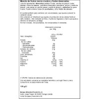 Cocktail  de f.secos- fruta desecada BORGES Natura, bolsa 130 g