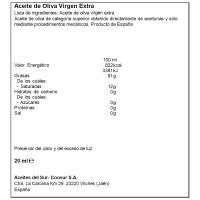 Aceite de oliva virgen extra monodosis LA ESPAÑOLA, pack 5x20 ml