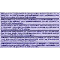 MILKA txokolatea almendrekin, tableta 125 g