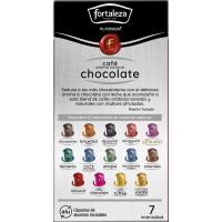 Café con chocolate compatible Nespresso FORTALEZA, caja 10 uds