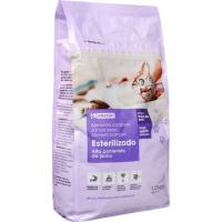 Alimento gato esterilizado EROSKI, saco 1,5 kg