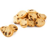 Chapatitas con pasas EROSKI, bolsa 125 g