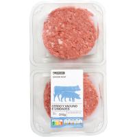 Hamburguesa mixta EROSKI, 6 uds, bandeja 510 g