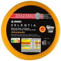 Queso Idiazabal ahumado EROSKI SELEQTIA, al corte, compra mínima 250 g