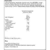 Mini fuet alto proteínas CAMPOFRÍO, bolsa 50 g