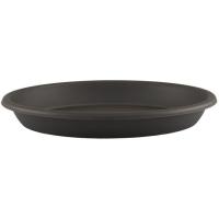 Plato de maceta antracita en pcvc, Ø18 cm ARTEVASI, 1ud