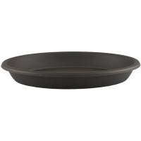 Plato de maceta en pvc antracita, Ø26 cm ARTEVASI, 1 ud
