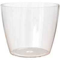 Maceta en pvc San Remo transparente Ø16 cm ARTEVASI, 1 ud