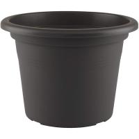 Maceta en pvc Cilindro antracita, Ø30 cm ARTEVASI, 1 ud
