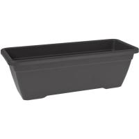 Jardinera en pvc Veneza antracita, 40 cm ARTEVASI, 1 ud