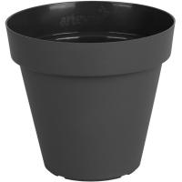 Maceta en pvc Capri, color antracita, 20 cm ARTEVASI, 1 ud