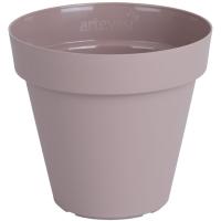 Maceta en pvc Capri, color topo, 20 cm ARTEVASI, 1 ud