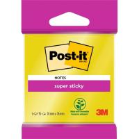 POST-IT Super Sticky nota itsaskorrak, 76x76mm, askotarikoa Zein iritsiko zaizu, 75 orri