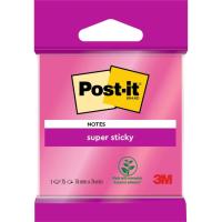 POST-IT Super Sticky nota itsaskorrak, 76x76mm, askotarikoa Zein iritsiko zaizu, 75 orri