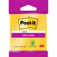 POST-IT Super Sticky nota itsaskorrak, 76x76mm, askotarikoa Zein iritsiko zaizu, 75 orri