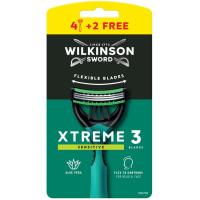 WILKINSON XTREME 3 Sensitive bizar aitzurra, sorta 4+2 ale