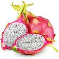 Pitaya roja-blanca, al peso, compra mínima 500 g