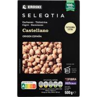 Garbanzo castellano Eroski SELEQTIA, saco 500 g 