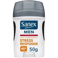 Desodorante para hombre stress resopnse SANEX, stick 50 ml