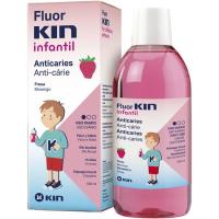 Enjugue bucal infantil de fresa KIN, botella 500 ml Enjugue bucal infantil de fresa KIN, botella 500 ml