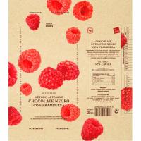 Chocolate negro con frambuesa ORBEA, tableta 125 g