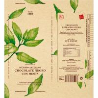 Chocolate negro con menta ORBEA, tableta 125 g