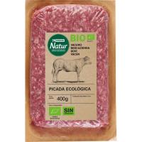 Picada de vacuno EROSKI NATUR BIO, bandeja 400 g