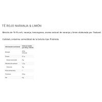 Té de naranja-limón TEALAND, caja 14 uds