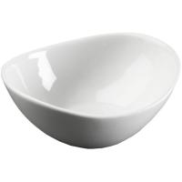 Bol ovalado blanco porcelana