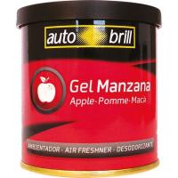 Ambientador gel en lata aroma manzana AUTOBRIL, envase 80gr