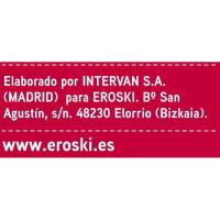 Caramelos de regalíz sin azúcar EROSKI, bolsa 90 g