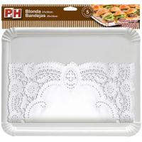 Blonda 31X38cm  y bandeja 25X34cm