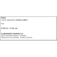 CODORNÍU Anna brut cava, 37,5 cl-ko botila