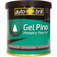 Ambientador gel en lata aroma pino AUTOBRILL, envase 80gr
