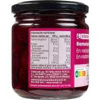 Remolacha en rodajas EROSKI, frasco 180 g