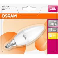Bombilla Led vela E14 5,5W luz cálida (2700k) OSRAM, 1ud Bombilla Led vela E14 5,5W luz cálida (2700k) OSRAM, 1ud
