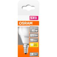 Bombilla Led E14 esférica 5,5W Luz cálida (2700k) OSRAM, 1 ud Bombilla Led E14 esférica 5,5W Luz cálida (2700k) OSRAM, 1 ud