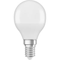 Bombilla Led E14 esférica 5,5W Luz cálida (2700k) OSRAM, 1 ud