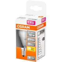 Bombilla Led E14 esférica 5,5W Luz cálida (2700k) OSRAM, 1 ud