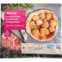 Croquetas de jamón ibérico EROSKI, bolsa 350 g