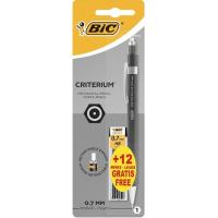Portaminas, punta 0,7mm con 12 minas de recambio, Criterium BIC