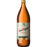 Cerveza SAN MIGUEL, botella 1 litro