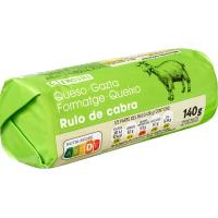 Queso rulo de cabra EROSKI, rulo 140 g