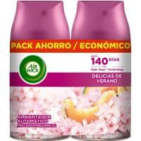 Ambientador automático delicias AIR WICK F.MATIC, recambio 2 uds