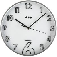 Reloj de pared redondo plata QUO