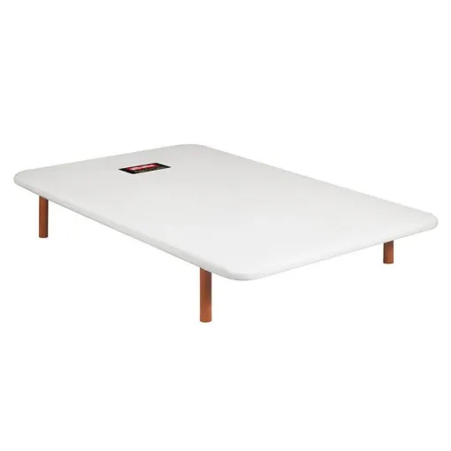 Base tapizada Divanlin 135x190 3D Blanca PIKOLIN Producto sin patas, se pueden adquirir en esta web
