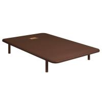 Base tapizada Divanlin 135x190 3D Wengué PIKOLIN Producto sin patas, se pueden adquirir en esta web