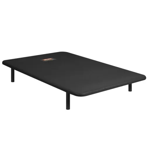 Base tapizada Divanlin 135x190 3D Negra PIKOLIN Producto sin patas, se pueden adquirir en esta web