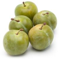 Ciruela verde, al peso, compra mínima 500 g