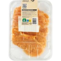 Filete de pechuga corte extrafino EROSKI Natur, bandeja aprox. 400 g